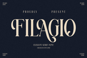 Related font Filagio