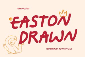 Related font CS Easton Drawn