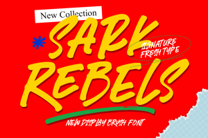Related font Sark Rebels