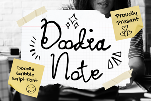 Related font Doodia Note