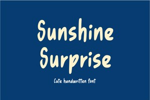 Related font Sunshine Surprise