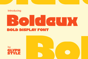 Related font Boldeux
