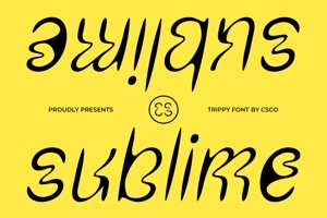 Related font CS Sublime Drawn