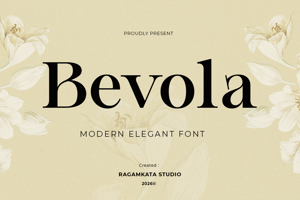 Related font Bevola