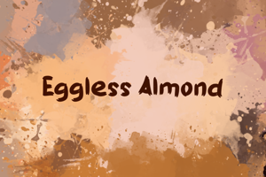 e Eggless Almond