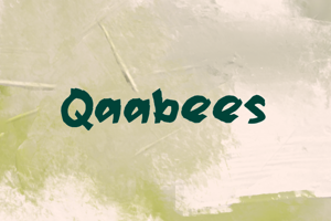 Related font Qaabees