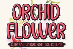 Related font Orchid Flower