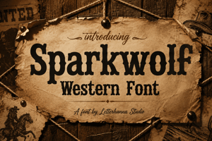 Related font Sparkwolf Only