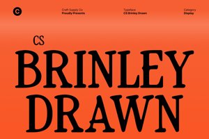 Related font CS Brinley Drawn