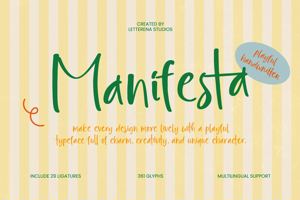 Related font Manifesta