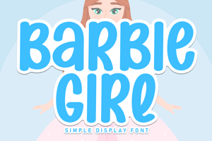 Related font Barbie Girl