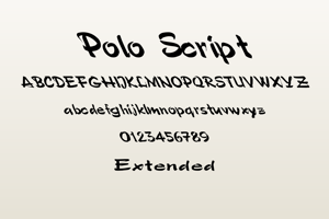 Related font Polo Script