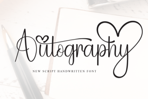 Related font Autography