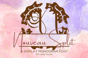 Nouveau Split Monogram