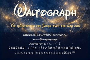 Related font Waltograph