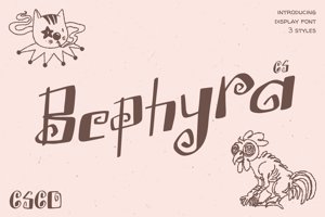 Related font CS Bephyra