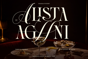 Related font Dh Alista Aghni