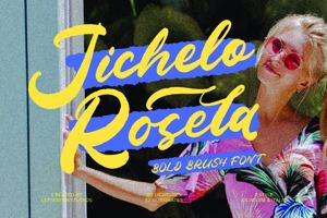 Related font Jichelo Rosela VERSION