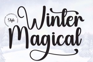 Related font Winter Magical