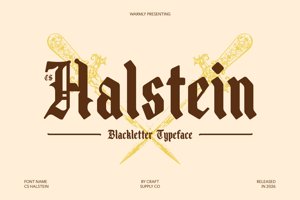 Related font CS Halstein
