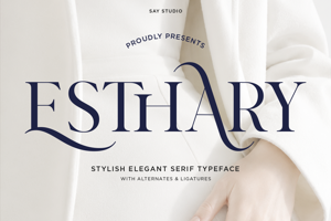 Related font Esthary