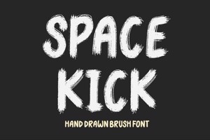 Related font Space Kick