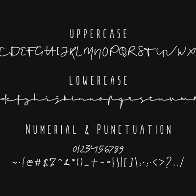 accent calligraphy collection