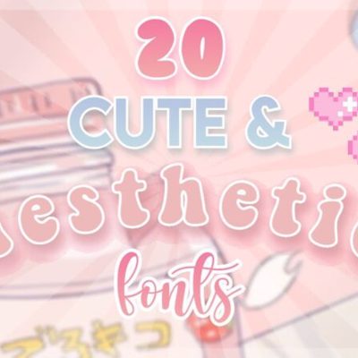 Preppy fonts collection
