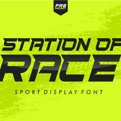 Race fonts | Collection | FontSpace