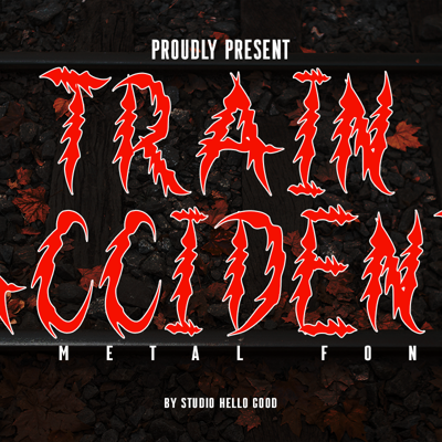 Train Fonts collection