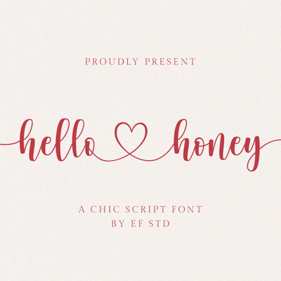 Female fonts collection