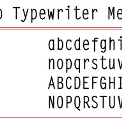 Typewriter collection