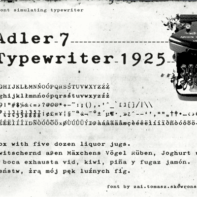 typewriter collection