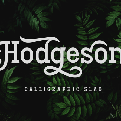 slab serif collection