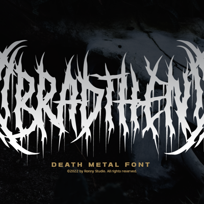 Death metal | Collection | FontSpace