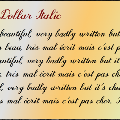 only one dollar demo bold collection