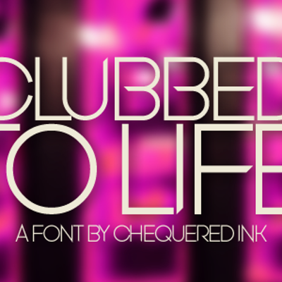 EDM fonts collection