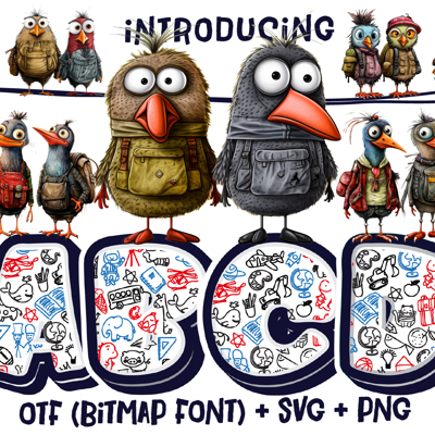 Cool Kids Fonts Pack collection