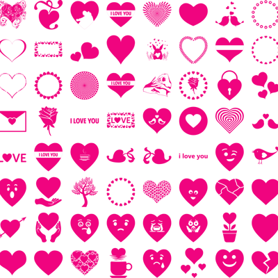 Valentines Day, Hearts, & Love collection