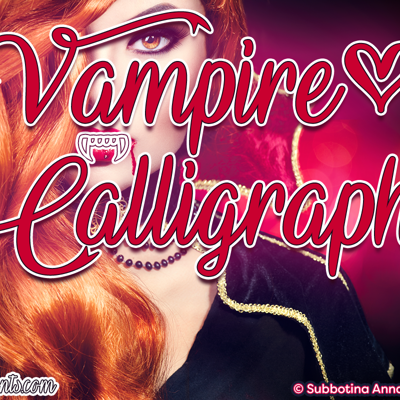Vampire fonts collection