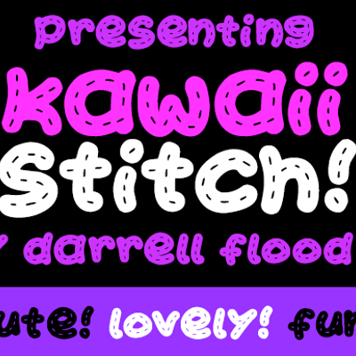 Kawaii Stitch Font