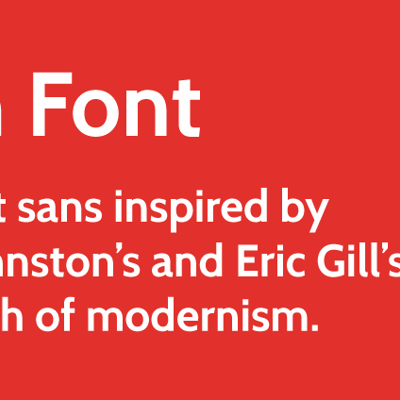Sans-serif collection