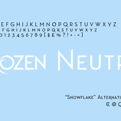 frozen neutra collection