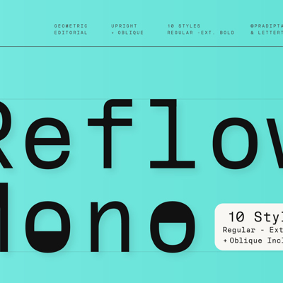 Monospaced Fonts (Clear) collection