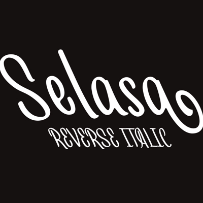 italicized & slanted fonts collection