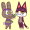 punchy bunny &amp; cat