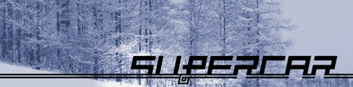 SUPERCAR Font poster