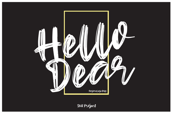 Hello Dear poster