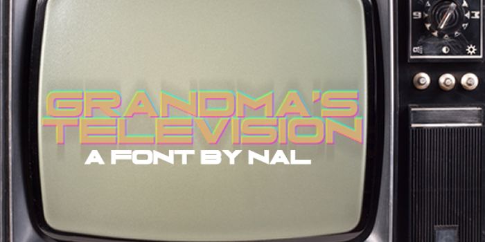 Grandma's Television Font