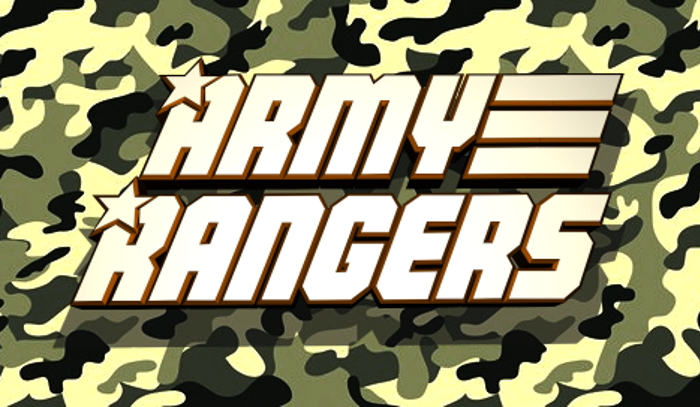 Army Rangers Font poster